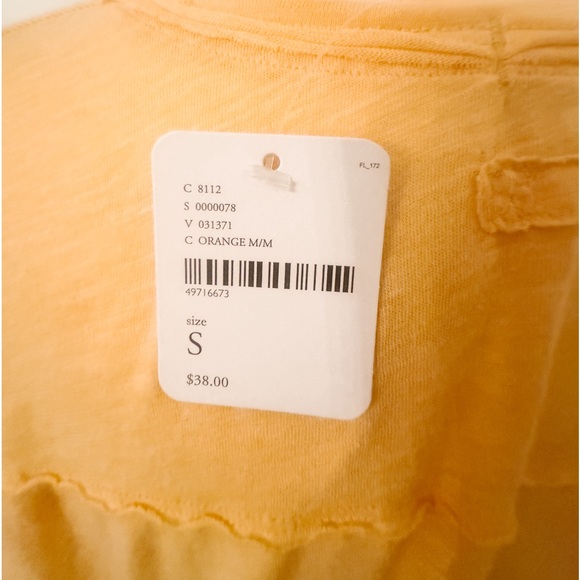 Brand New Free People Oversized Vneck Long Sleeve Tshirt - Picture 9 of 9